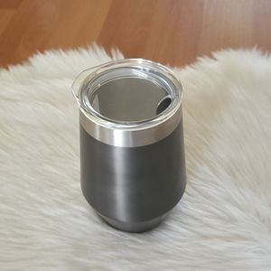 NEW Aviana gray stainless steel wine tumbler 12 oz